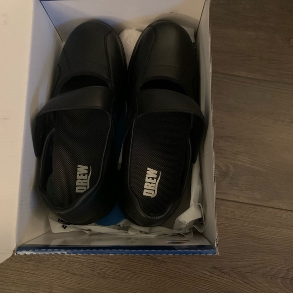 Seriously Comfortable Supportive BNIB Black Leather DREW Specialty Shoes Size 7 - Picture 2 of 11